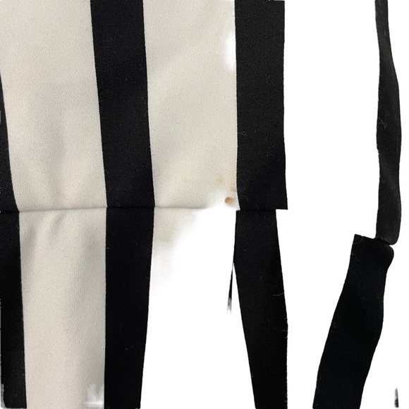 Zara Romper Trafaluc White and Black Classic Striped Skort Dress Casual Romper - Picture 10 of 12